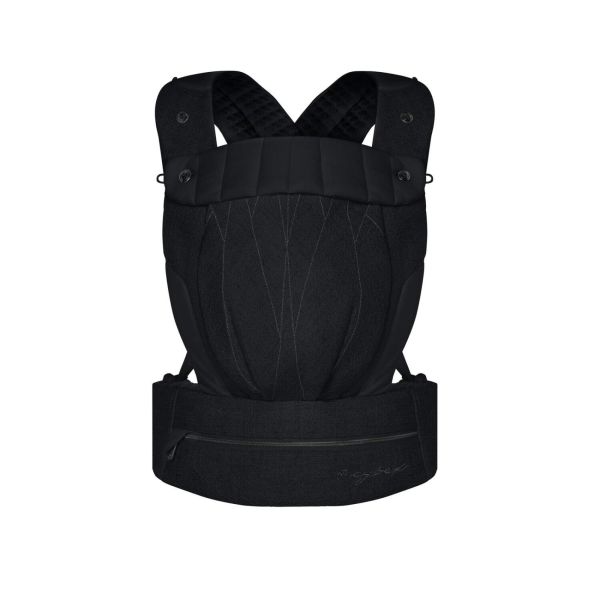 Porte-bébé physiologique Coya Bouclé Stone Black