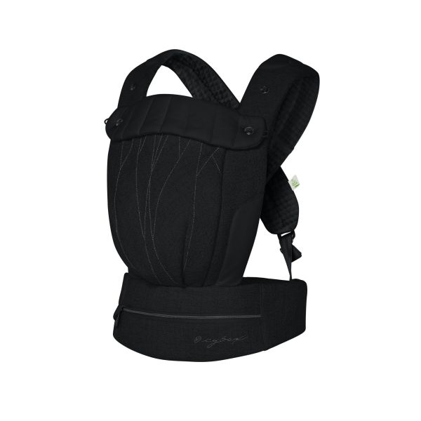 Porte-bébé physiologique Coya Bouclé Stone Black