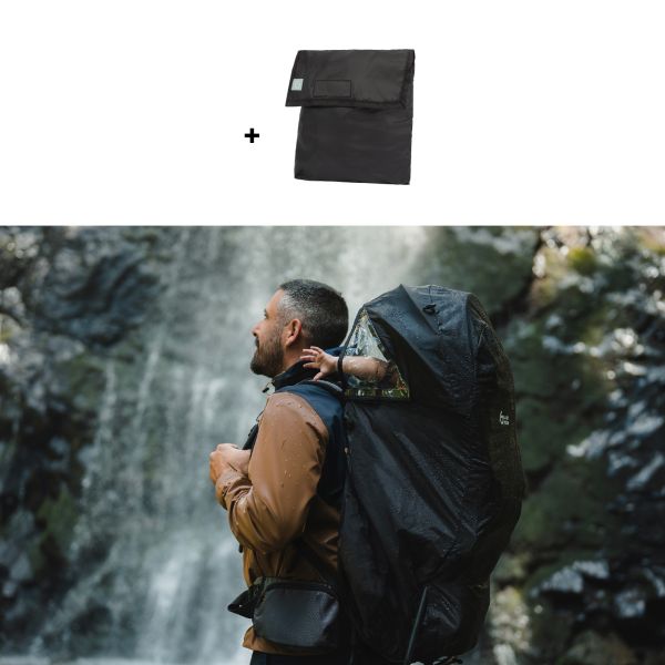 Porte bébé de randonnée avec housse de pluie Moov & Hike Dune