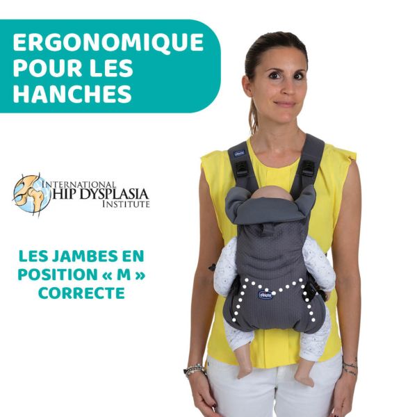 Porte-bébé ventral EasyFit Moon grey