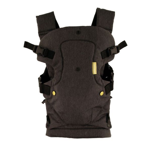 Porte-bébé Flip Luxe - Gris avec boutons dorés