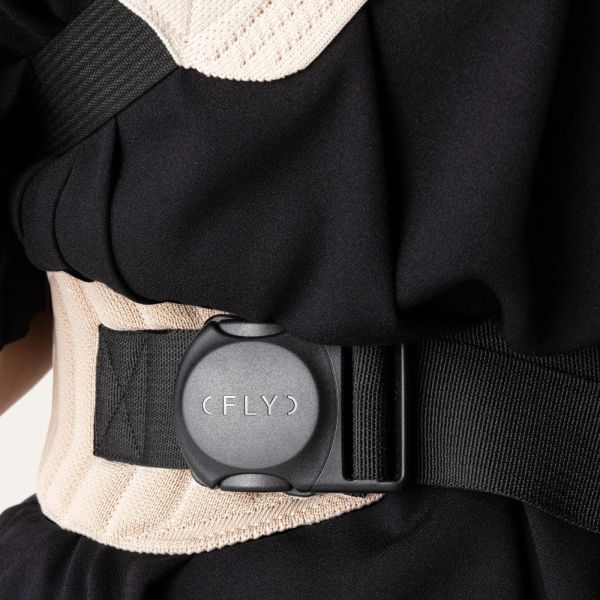 Porte bébé ergonomique Flybaby Crème