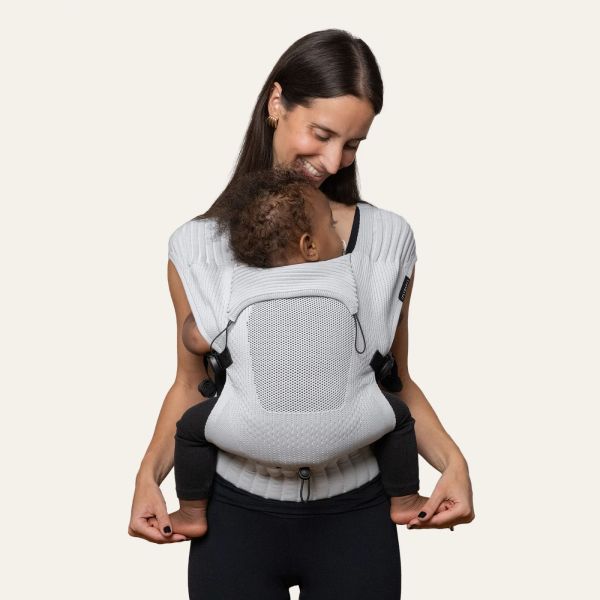 Porte bébé ergonomique Flybaby Grey