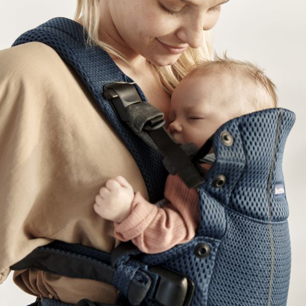 Porte bébé Harmony Mesh 3D Bleu Marine