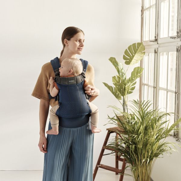 Porte bébé Harmony Mesh 3D Bleu Marine