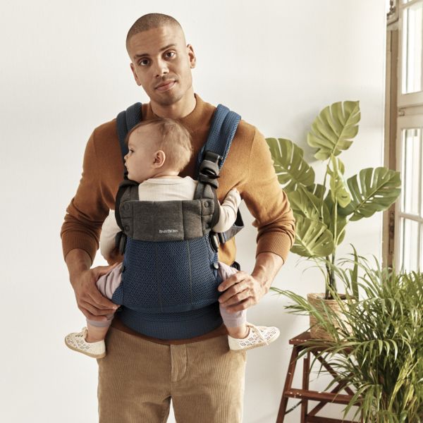 Porte bébé Harmony Mesh 3D Bleu Marine