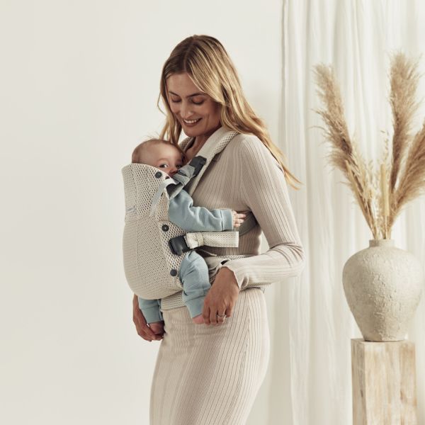 Porte bébé Harmony Mesh 3D Crème