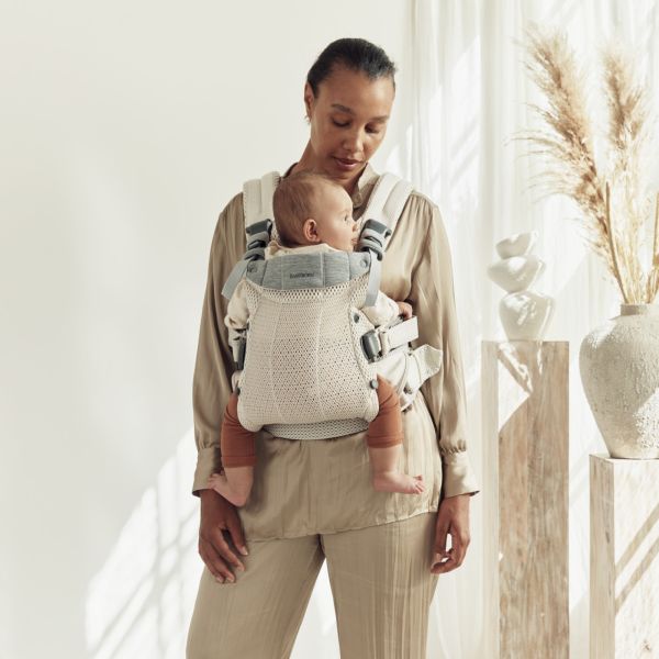 Porte bébé Harmony Mesh 3D Crème