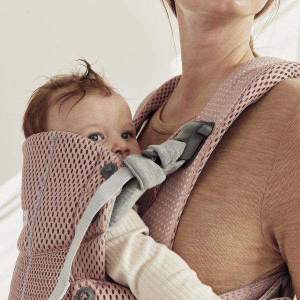Porte bébé Harmony Mesh 3D Rose clair