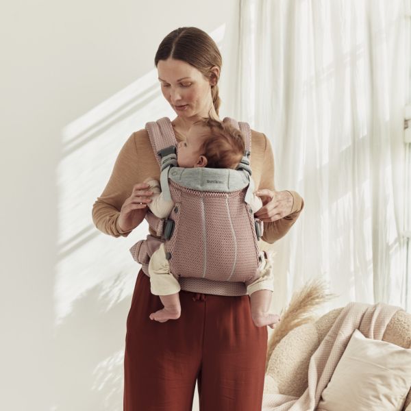 Porte bébé Harmony Mesh 3D Rose clair