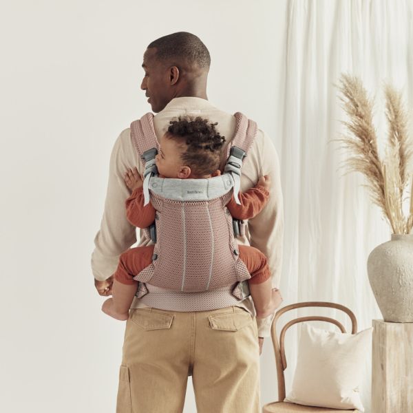 Porte bébé Harmony Mesh 3D Rose clair