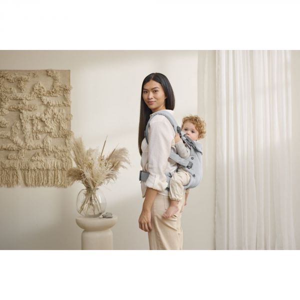 Porte bébé Harmony tissé chiné gris