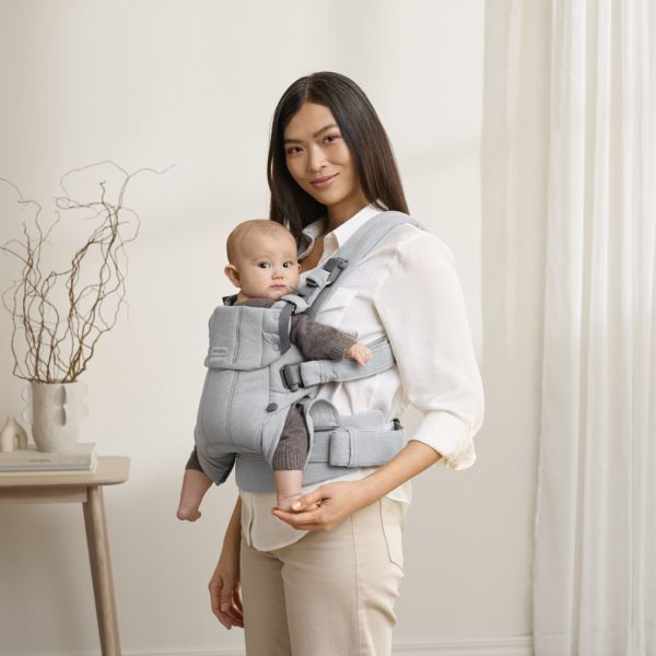 Porte bébé Harmony tissé chiné gris