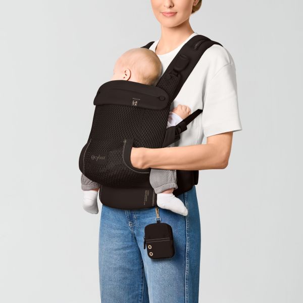 Porte bébé physiologique Laya Chocolate Brown