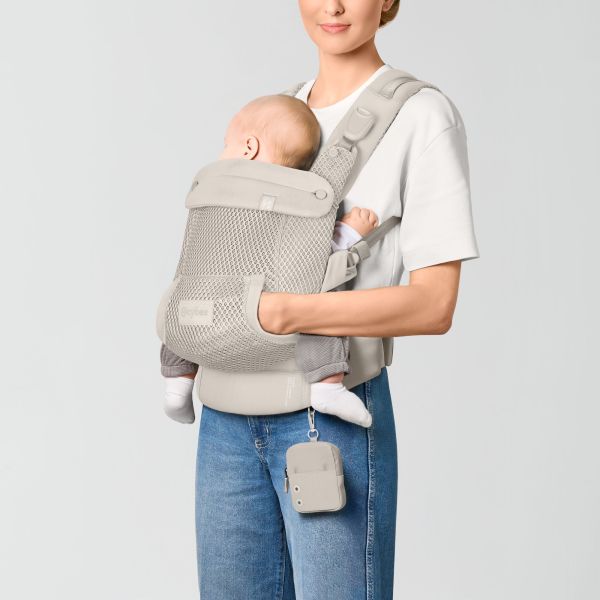 Porte bébé physiologique Laya Dune Grey