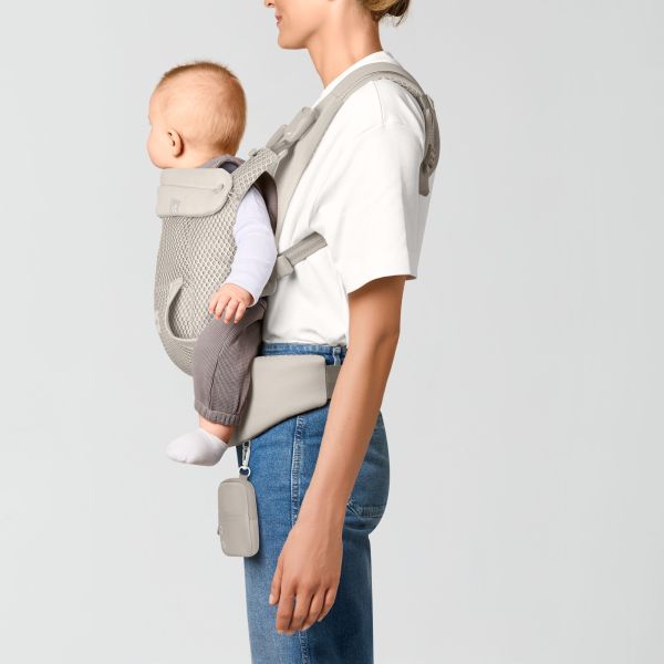 Porte bébé physiologique Laya Dune Grey