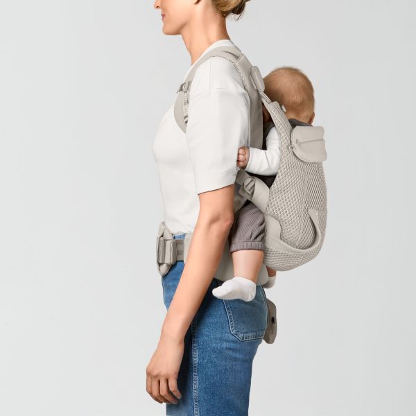 Porte bébé physiologique Laya Dune Grey