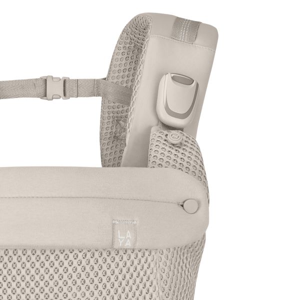 Porte bébé physiologique Laya Dune Grey
