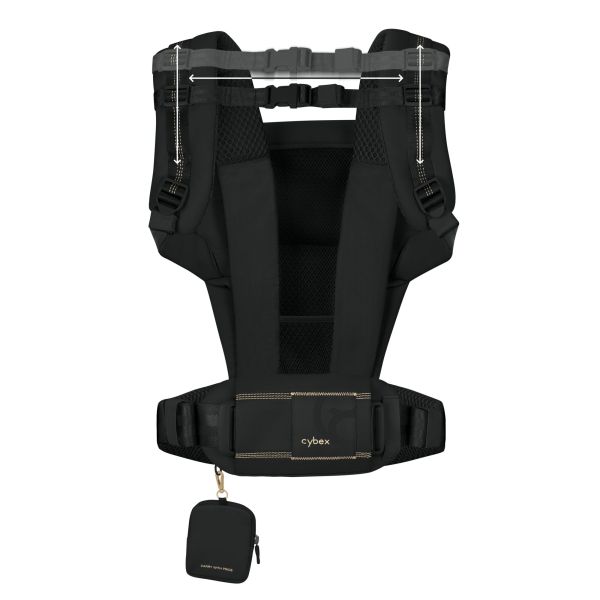 Porte bébé physiologique Laya Magic Black