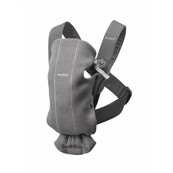 Porte bébé Mini jersey 3D gris foncé