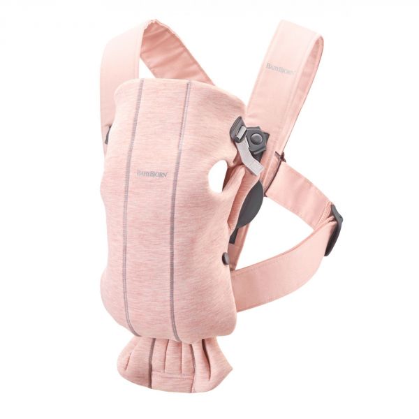 Porte bébé Mini jersey 3D Rose clair