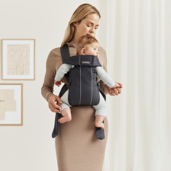 Porte bébé Mini mesh 3D anthracite