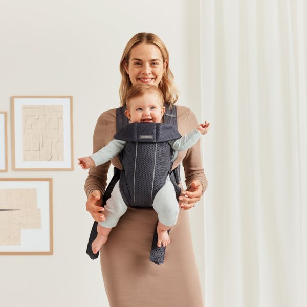 Porte bébé Mini mesh 3D anthracite