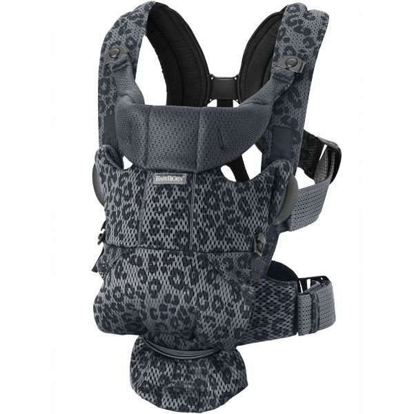 Porte bébé Move mesh 3D Anthracite Léopard