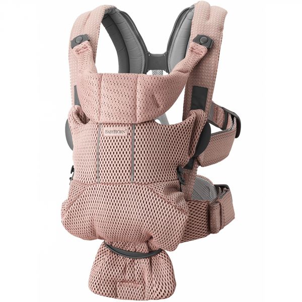Porte bébé Move mesh 3D Rose poudré