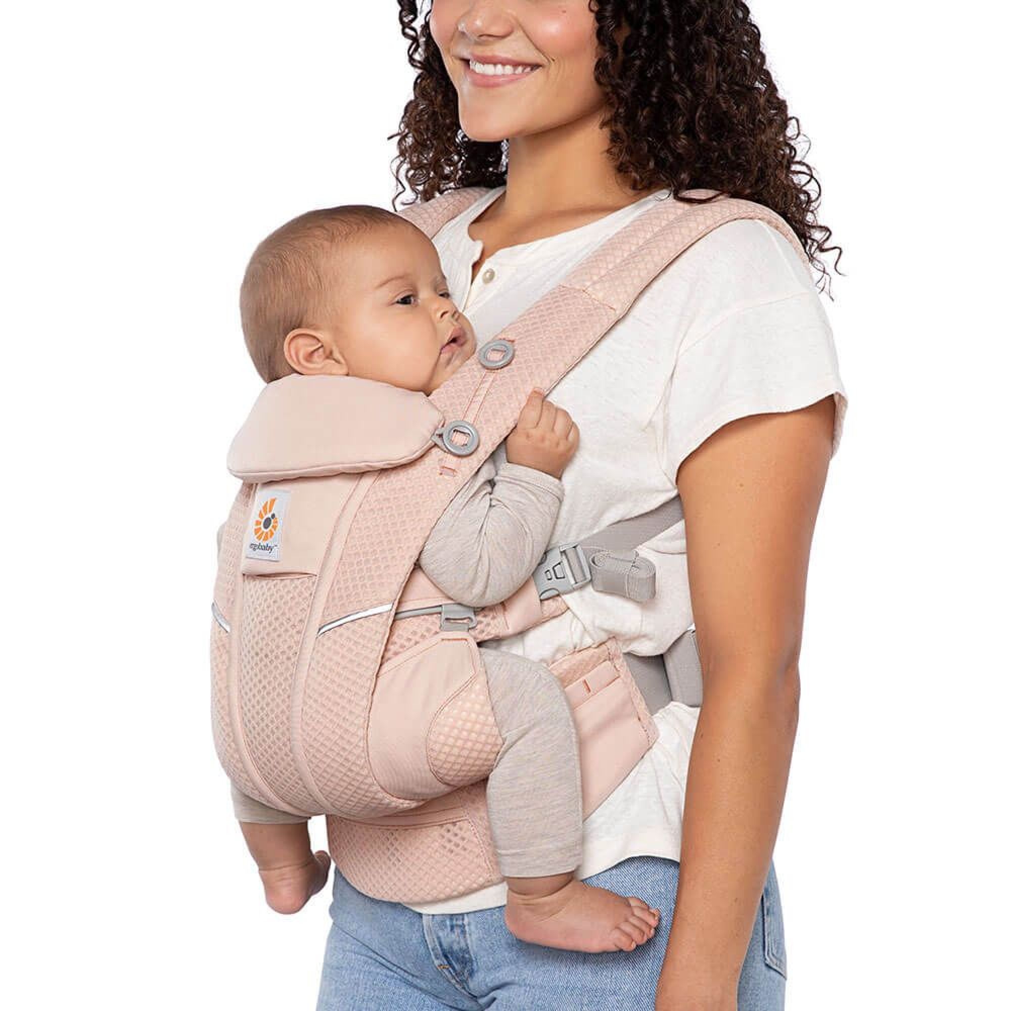 Porte-bébé respirant, pour nouveau-né, réglable-rose - Prix en