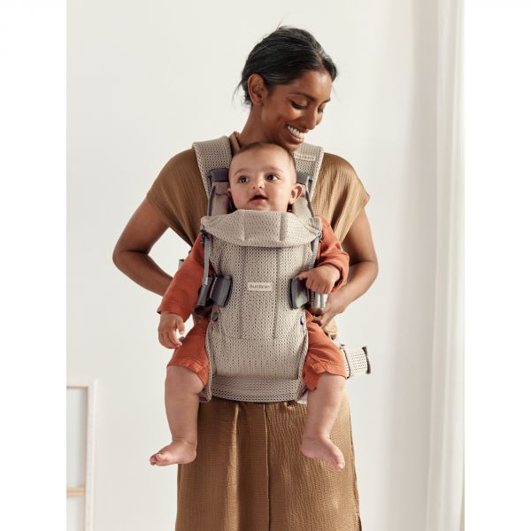 Porte bébé One Air mesh 3D Gris Beige