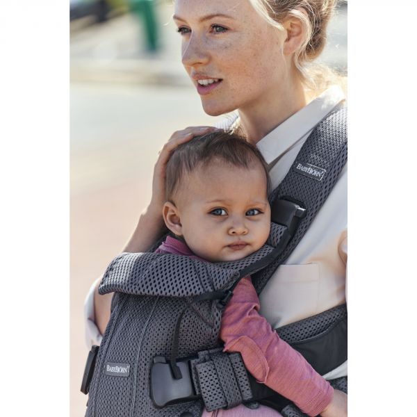 Porte bébé One Air mesh 3D anthracite