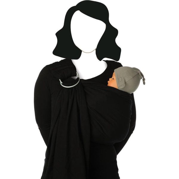 Écharpe de portage Sling Black beans