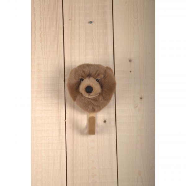 Porte-manteau mini ours brun