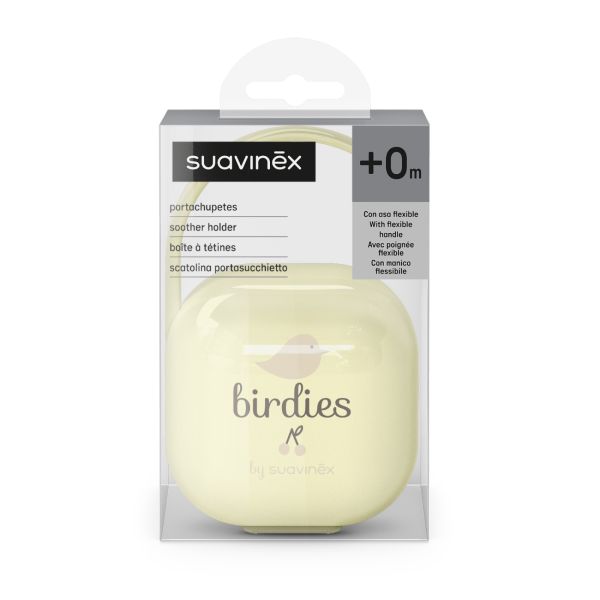 Porte sucette bébé Birdies Beige