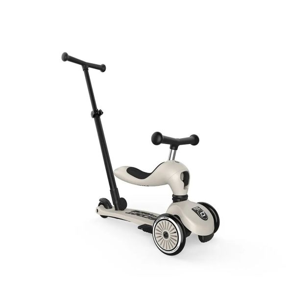 Porteur trottinette évolutif 2 en 1 Highwaykick 1 Push and Go Ash
