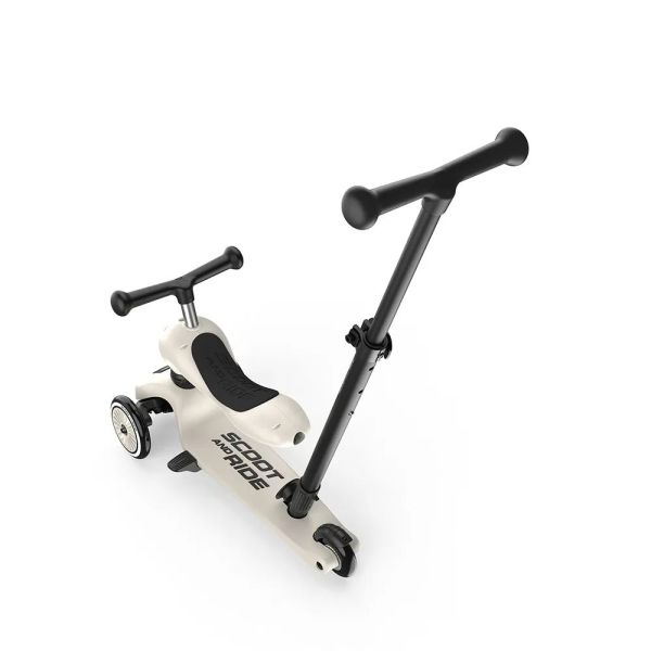 Porteur trottinette évolutif 2 en 1 Highwaykick 1 Push and Go Ash