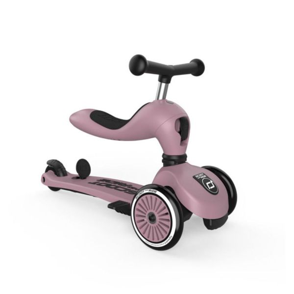 Porteur évolutif en trottinette Highwaykick 1 Push&Go Wildberry