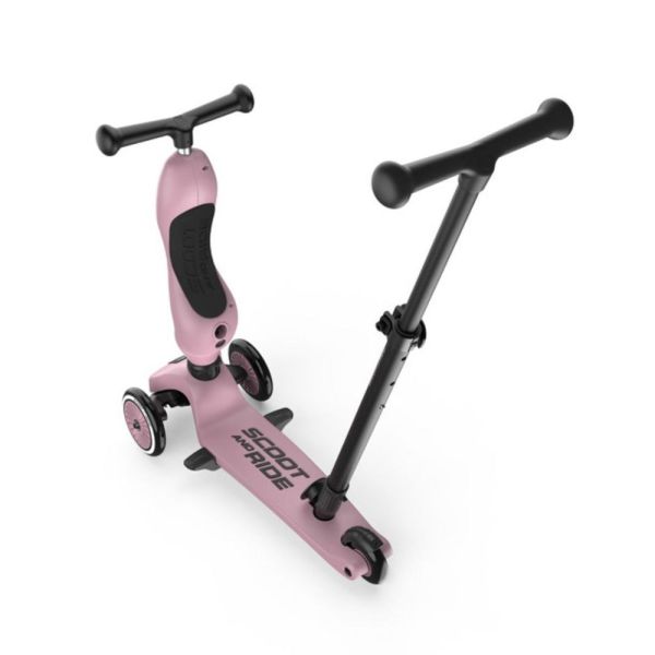 Porteur évolutif en trottinette Highwaykick 1 Push&Go Wildberry