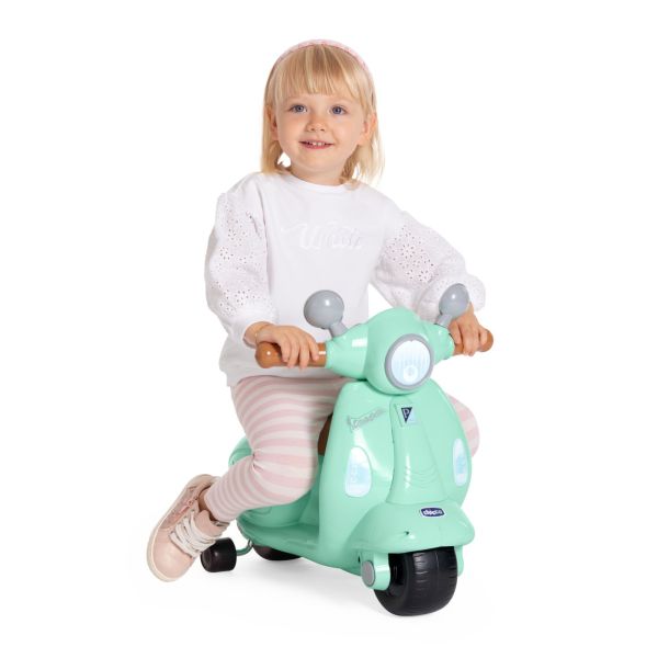 Porteur Scooter Vespa Primavera Vert Menthe