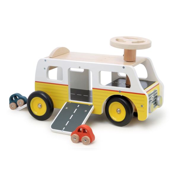 Porteur en bois 2 en 1 Van / Garage