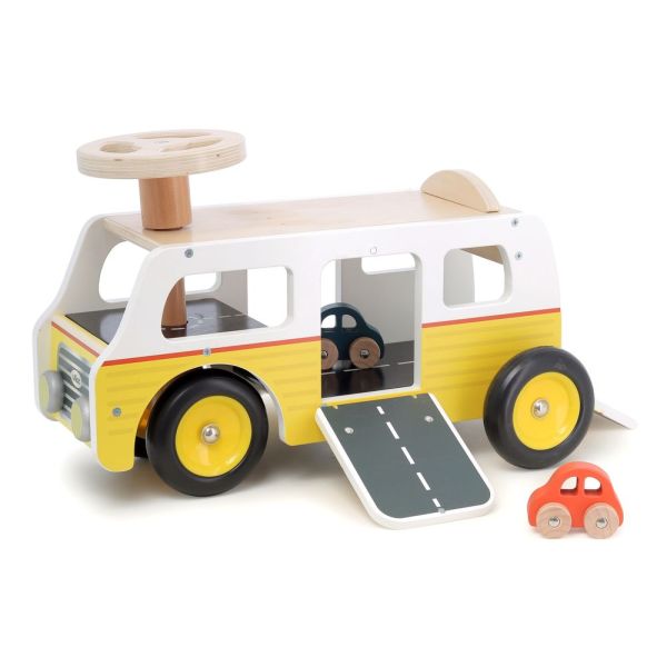 Porteur en bois 2 en 1 Van / Garage