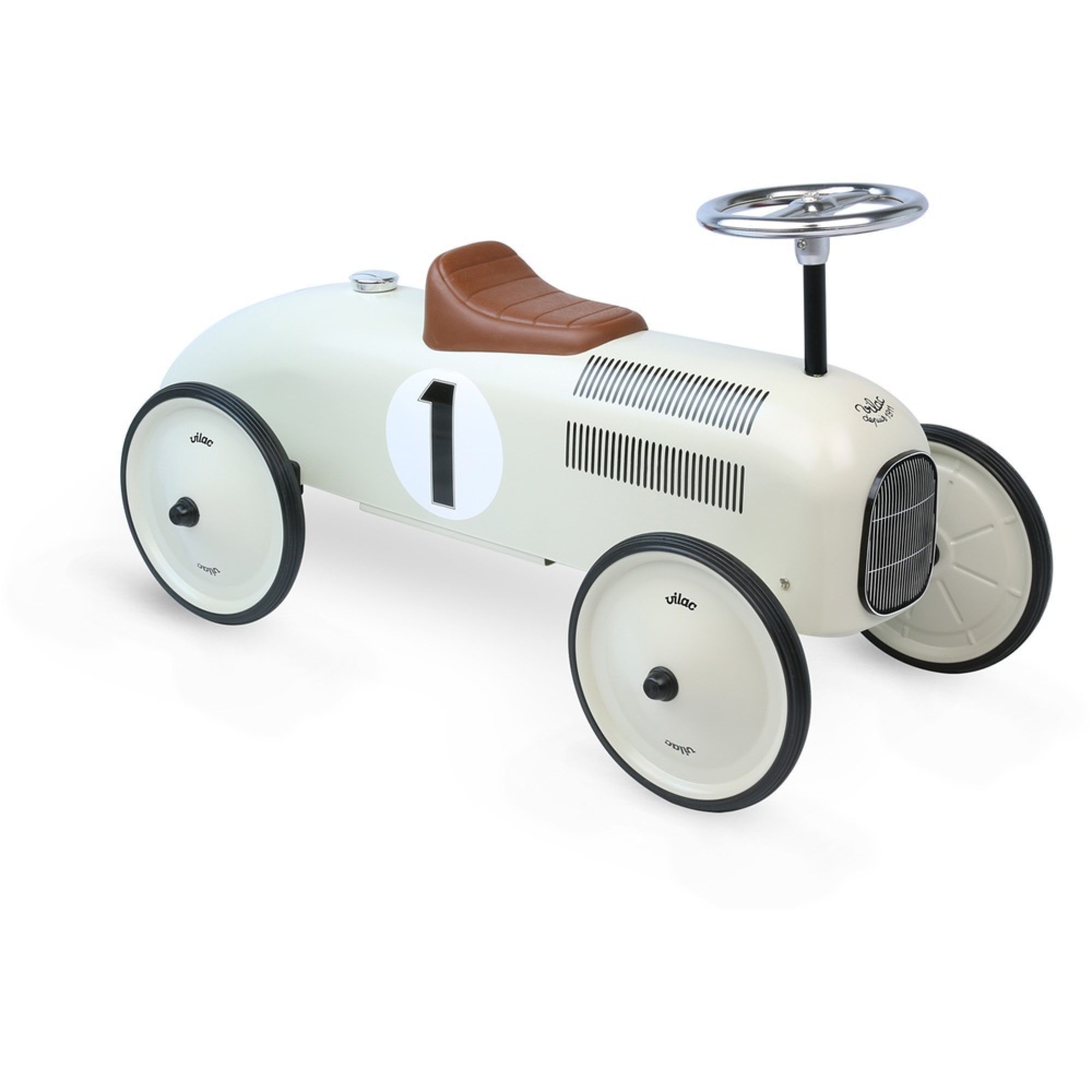 Vilac Porteur Voiture Vintage Blanc Creme Made In Bebe Vilac Porteur Voiture Vintage Blanc Creme Made In Bebe