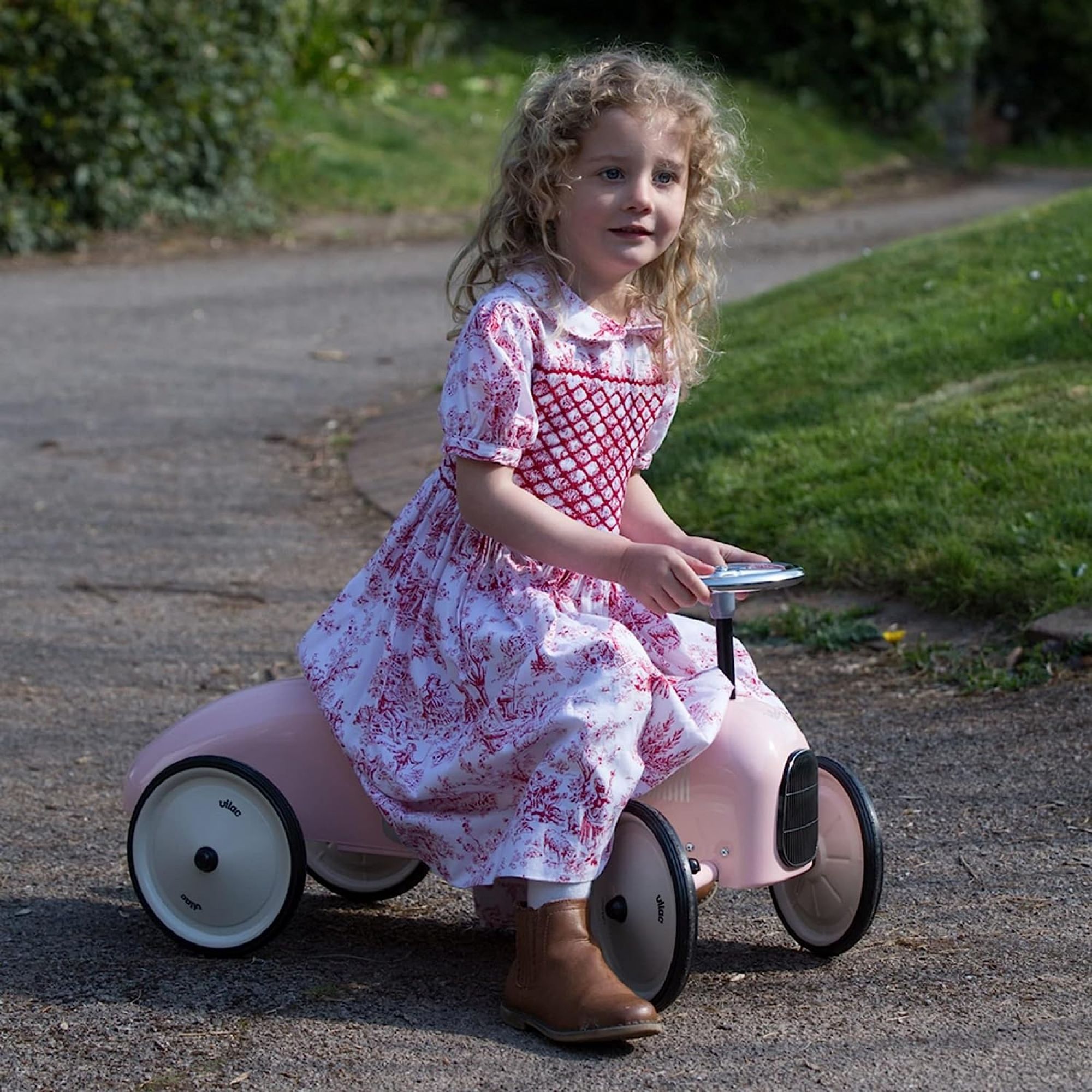 Porteur voiture rose new arrivals