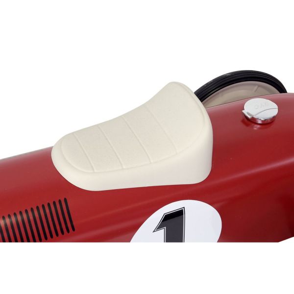 Porteur voiture vintage Rouge et crème