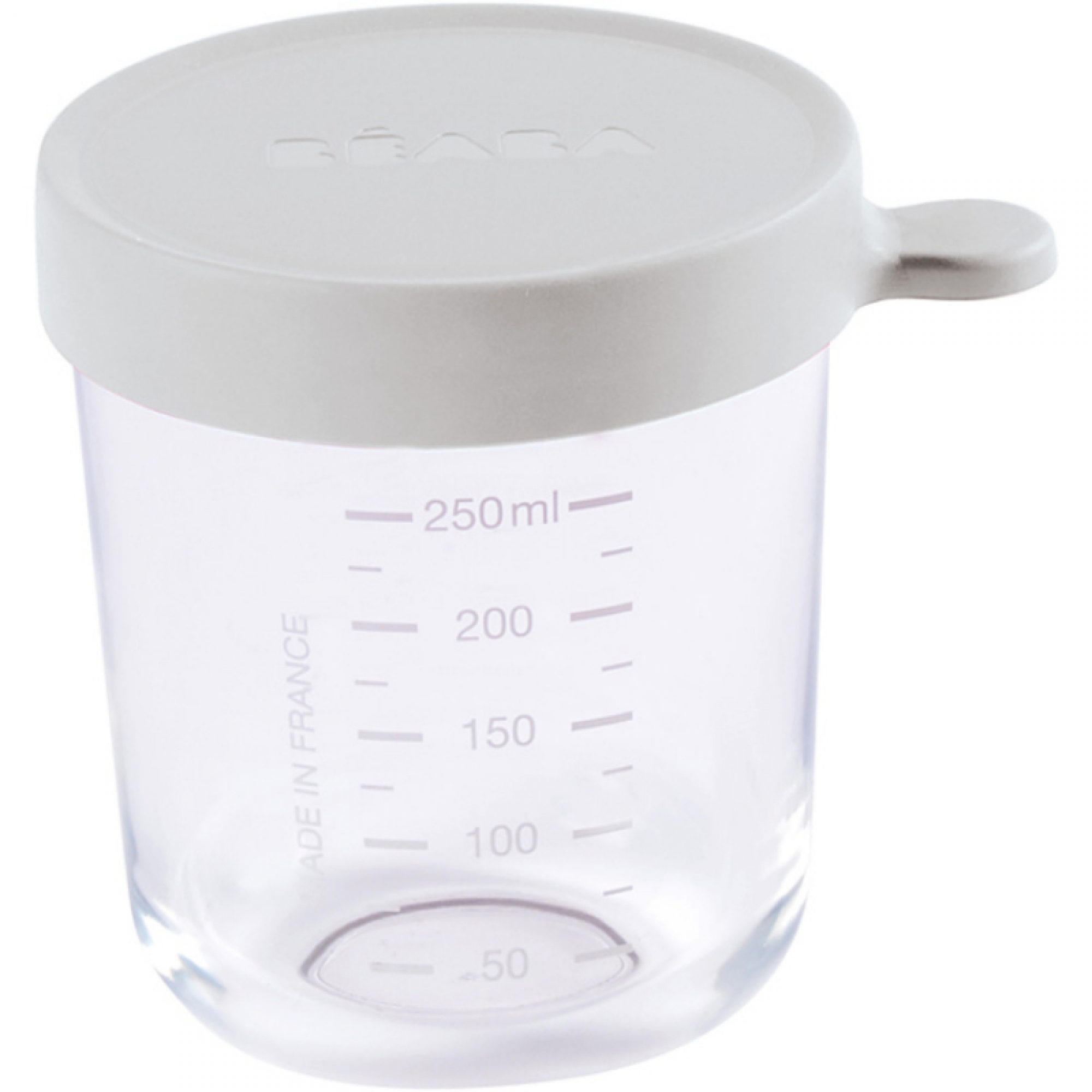Beaba Pot De Conservation Portion Verre 250 Ml Light Mist Made In Bebe