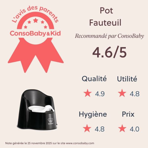 Pot Fauteuil Noir