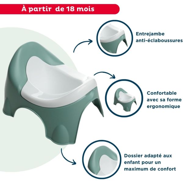 Pot d'apprentissage Ideo Vert sauge