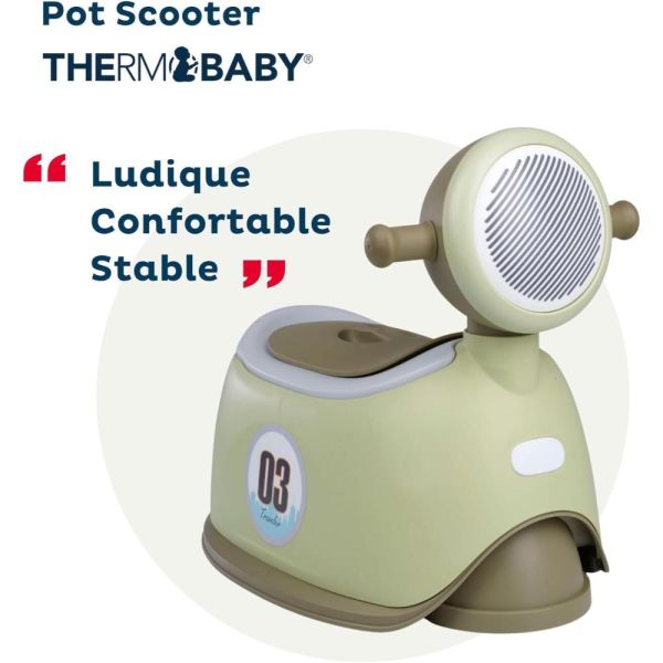 Pot enfant Scooter Vert olive