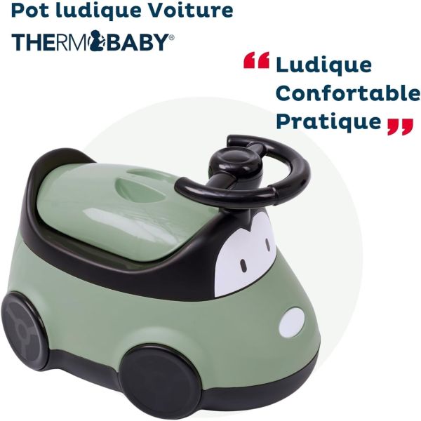 Pot enfant voiture Vert sauge